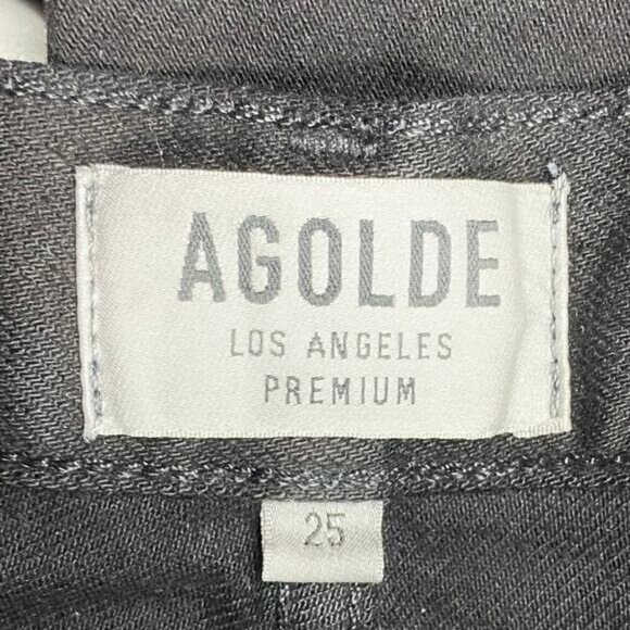 Agolde Jamie High Rise Classic Ripped Knee Jean Womens Size 25 - Picture 4 of 7